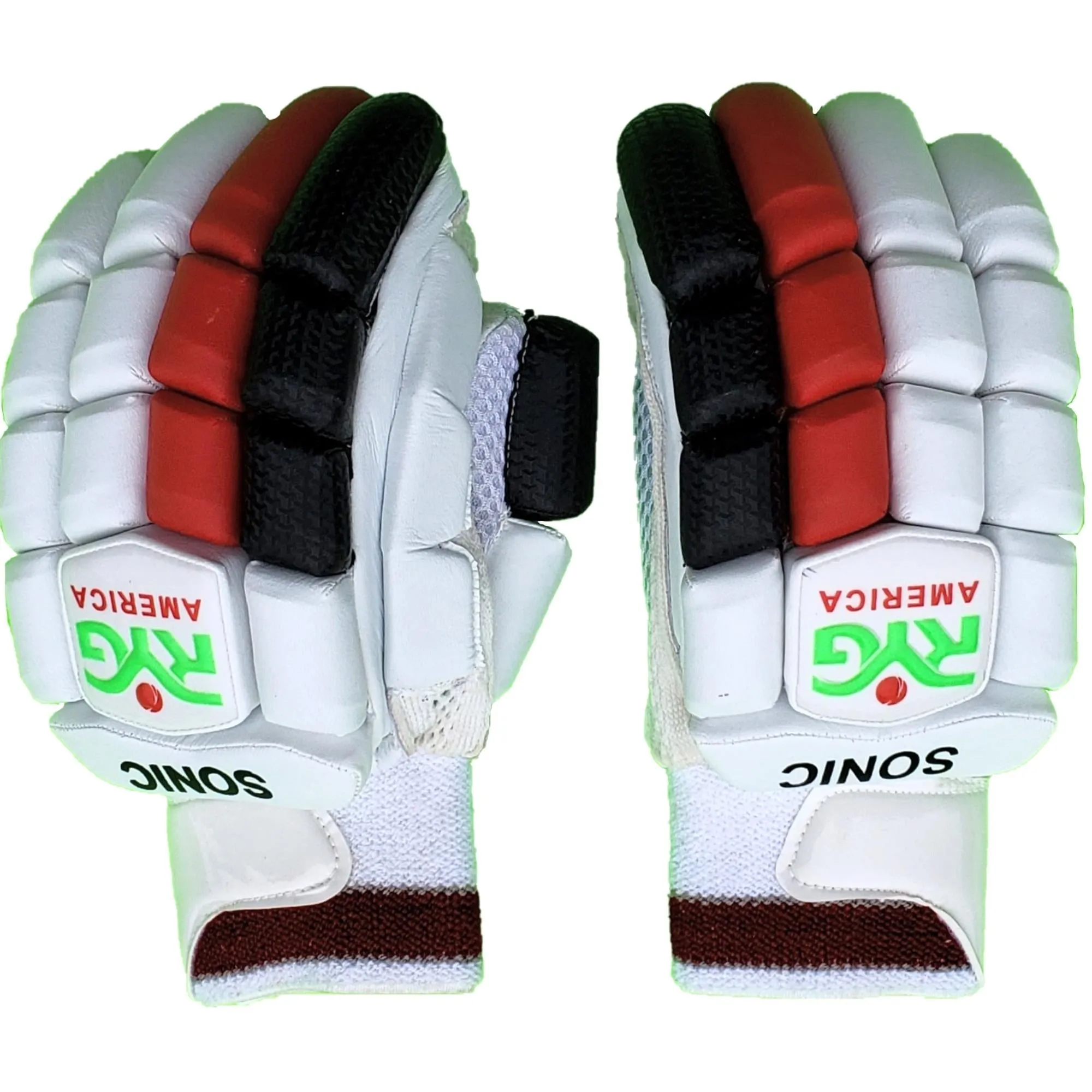 Zee Sports Batting Gloves RYC Sonic Red Black